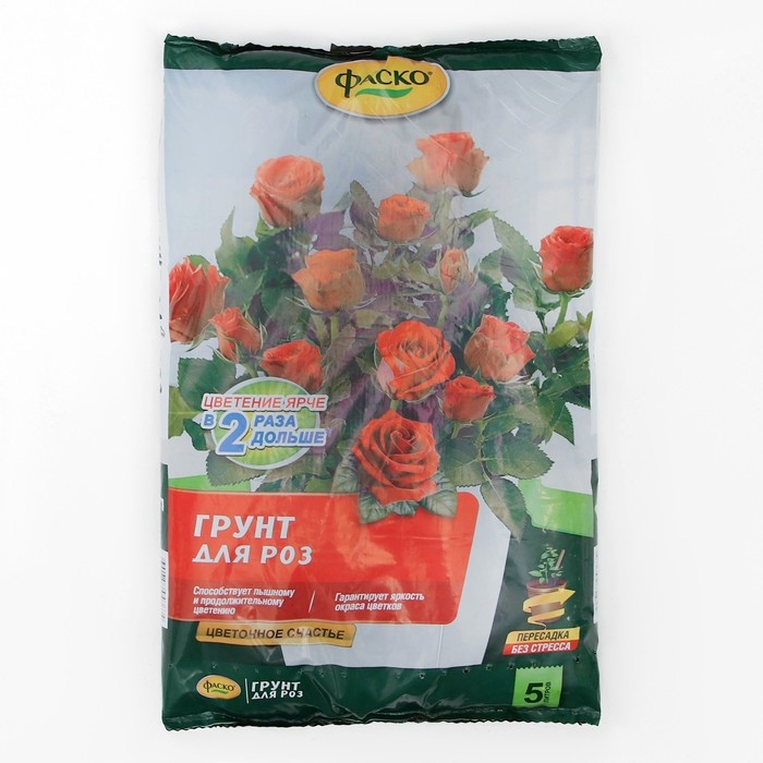 Почвогрунт Фаско Розы Специализированный, 5 л Почвогрунт Фаско Розы Специализированный, 5 л