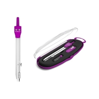 Готовальня ErichKrause S-Cool, 3 предмета, максимальный радиус 21 см, в футляре, европодвес, микс Готовальня ErichKrause S-Cool, 3 предмета, максимальный радиус 21 см, в футляре, европодвес, микс