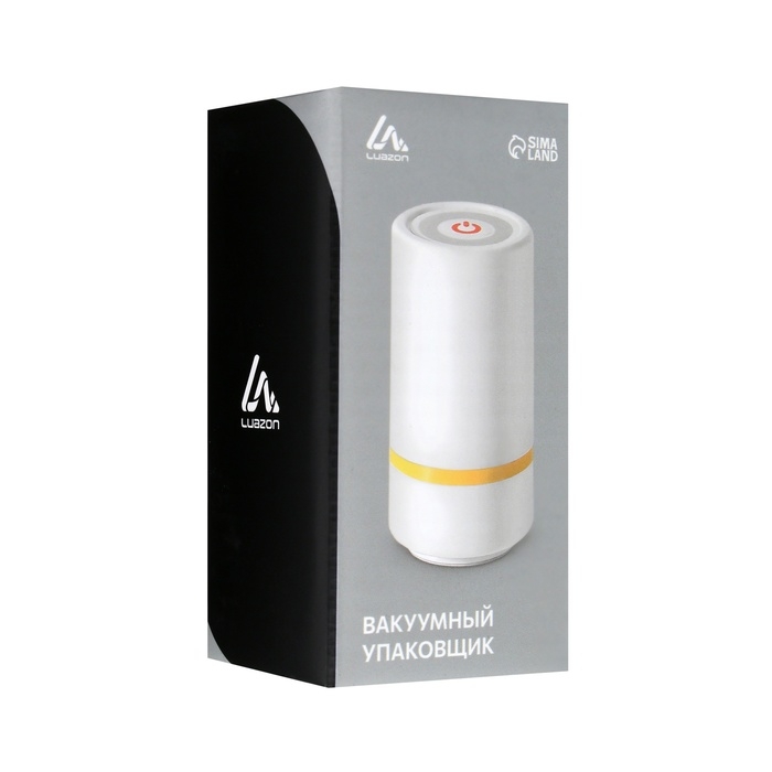 Вакууматор Luazon LPS-05, портативный, 5Вт, 400 мА/ч, от USB в компл., белый