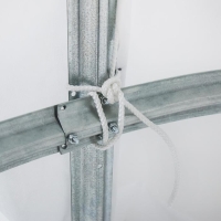 Парник, длина 5 м, оцинкованный профиль из 5 дуг, спанбонд 65 г/м&sup2;, &laquo;Агрощит&raquo;