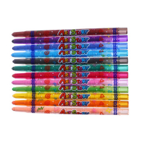 Мелки восковые 12 цветов Crown Art Story, выкручивающийся стержень Мелки восковые 12 цветов Crown Art Story, выкручивающийся стержень