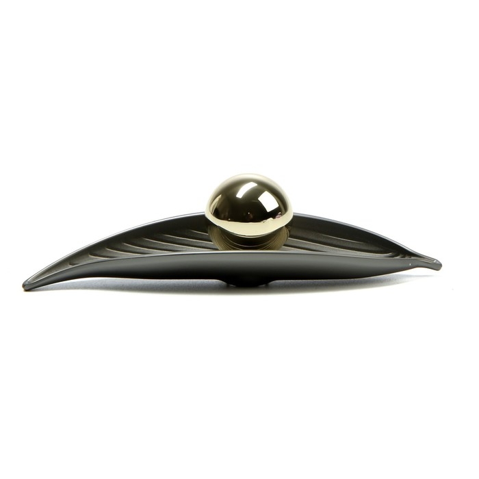 Ручка кнопка CAPPIO RK134 мебельная, цвет графит-золото Ручка кнопка CAPPIO RK134 мебельная, цвет графит-золото