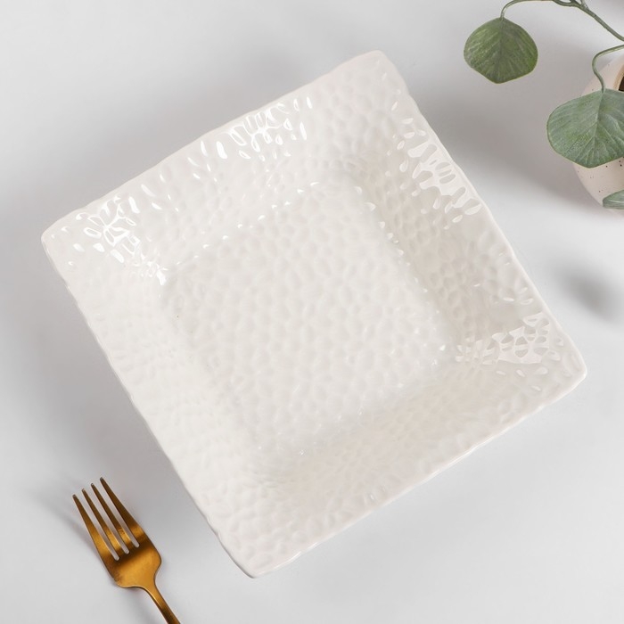 Салатник керамический «Воздушность», 800 мл, d=21,7 см, цвет белый Салатник керамический «Воздушность», 800 мл, d=21,7 см, цвет белый