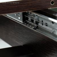 Стол раздвижной с фп Орхидея белая, 1100/1500х700х777, стекло/пояс венге/ноги хром прямые Стол раздвижной с фп Орхидея белая, 1100/1500х700х777, стекло/пояс венге/ноги хром прямые