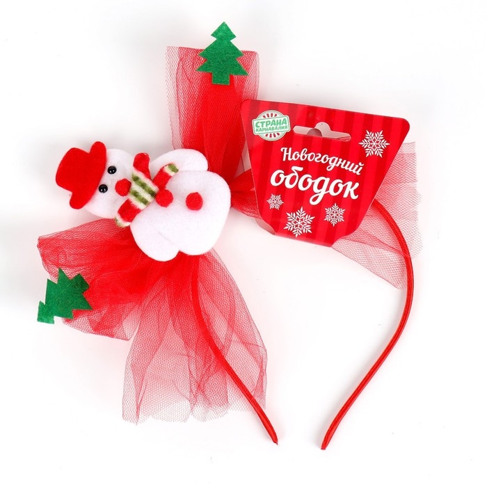 Карнавальный ободок &laquo;Новый год&raquo;, виды МИКС