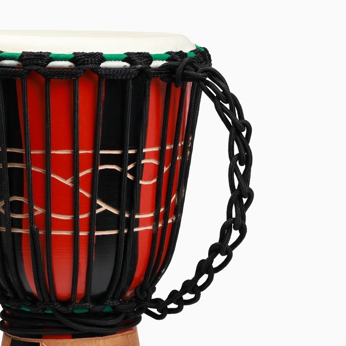 Барабан Джембе "Слон", 23 х 50 см, красный