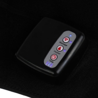 Массажёр для ног Luazon LEM-24 , бандаж на колено, нагрев до 65&deg;С, черный