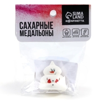 Новый год! Сахарная фигурка съедобная &laquo;Снеговичок&raquo;, МИКС, 1 шт