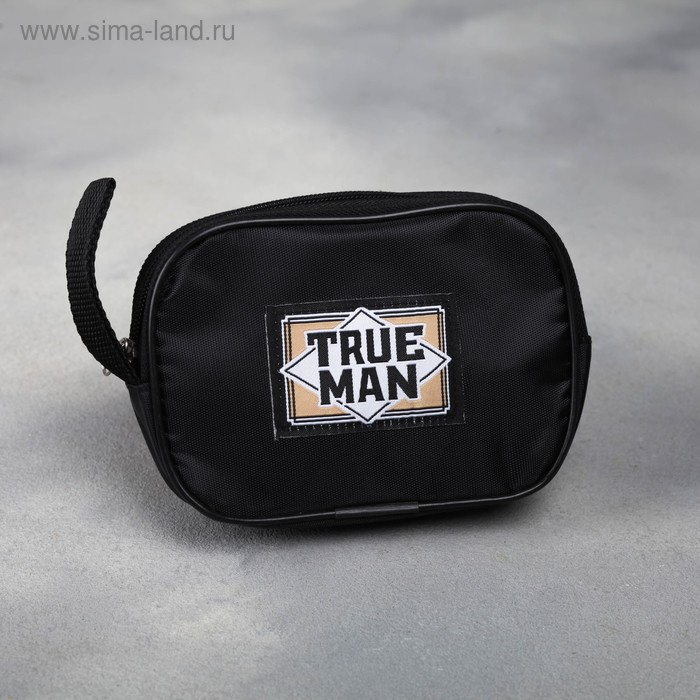 Набор дорожный для обуви &laquo;True man&raquo;: щётка 2 шт., губка, лопатка