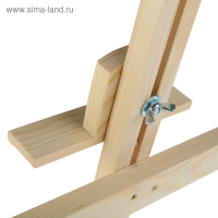 Мольберт настольный «Студийный», 1100 х 430 х 530 мм, (с бегунком), сосна, Calligrata, №3, Мольберт настольный «Студийный», 1100 х 430 х 530 мм, (с бегунком), сосна, Calligrata, №3,