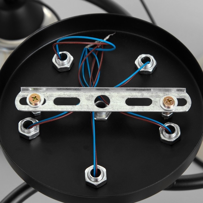 Люстра "Эдотт" 5хЕ27 40Вт черный 53х53х25 см BayerLux