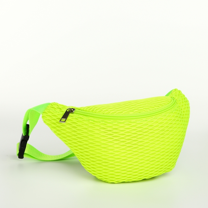 Поясная сумка на молнии, цвет салатовый Поясная сумка на молнии, цвет салатовый
