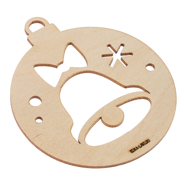 Заготовки для творчества на новый год «Шары с простыми рисунками», 5 шт Заготовки для творчества на новый год «Шары с простыми рисунками», 5 шт