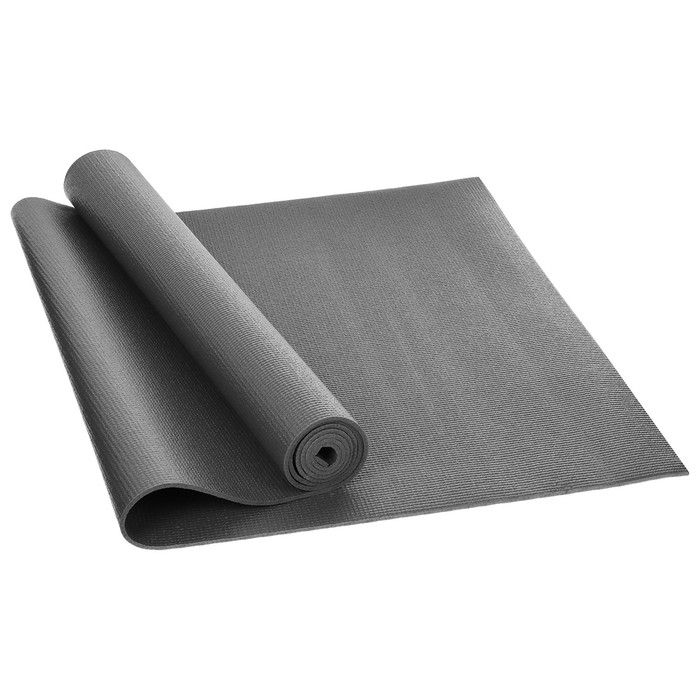 Коврик для йоги Sangh, 173&times;61&times;0,4 см, цвет тёмно-серый