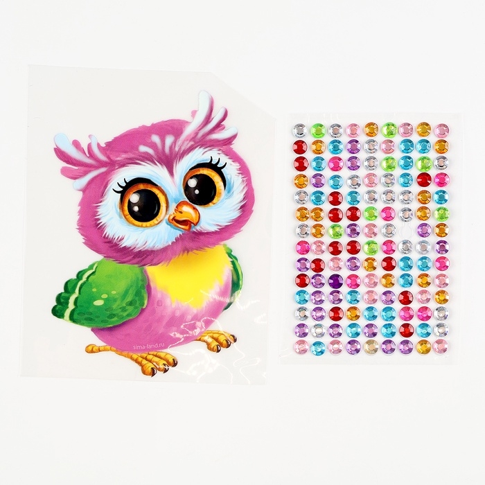 Набор для шитья. Игрушка из фетра своими руками с термонаклейкой &laquo;Сова&raquo;