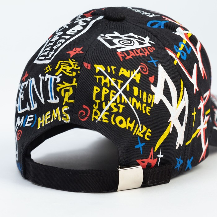 Кепка MINAKU Кепка MINAKU "ART" цвет чёрный, р-р 58