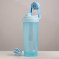 Шейкер, 700 мл, серия: PowerPlus, "Мастер К", 23.5 х 11 см, голубой