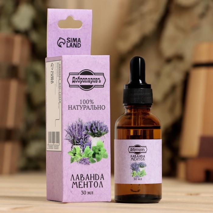 Эфирное масло Эфирное масло "Лаванда и ментол", 30 мл, Добропаровъ