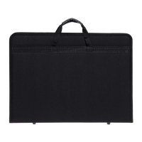 Папка для чертежей и рисунков для художников А3, 470 х 350 х 40 мм, с ручками, каркасная, текстильная, "Вдохновение" 1B31, карман, чёрная Папка для чертежей и рисунков для художников А3, 470 х 350 х 40 мм, с ручками, каркасная, текстильная, "Вдохновение" 1B31, карман, чёрная