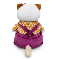 Мягкая игрушка &laquo;Ли-Ли&raquo;, в вельветовом полукомбинезоне, 24 см