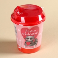 Чай чёрный в бумажном стакане &laquo;Несу счастье&raquo;, вкус: лесные ягоды, 20 г.