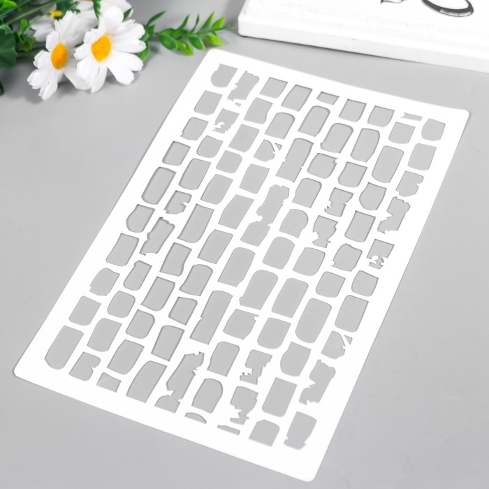 Трафарет Трафарет "Кирпичики" 24х16 см