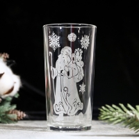 Новый год. Стакан стеклянный &laquo;Дед Мороз&raquo;, 280 мл