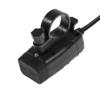 Зарядное устройство на руль мото с тумблером, USB + 3.0 Type-C, провод 40 см Зарядное устройство на руль мото с тумблером, USB + 3.0 Type-C, провод 40 см