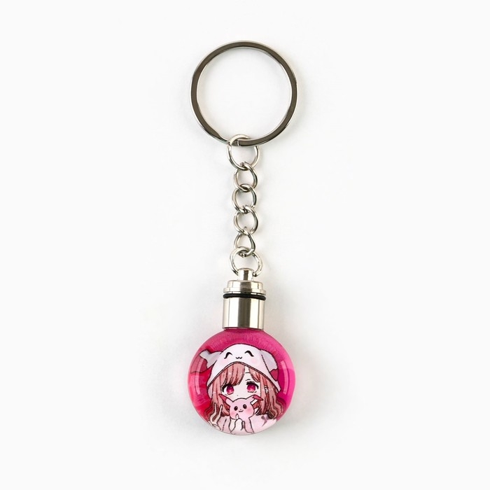 Брелок для ключей с фонариком &laquo;Аниме&raquo;, 4 х 2 см