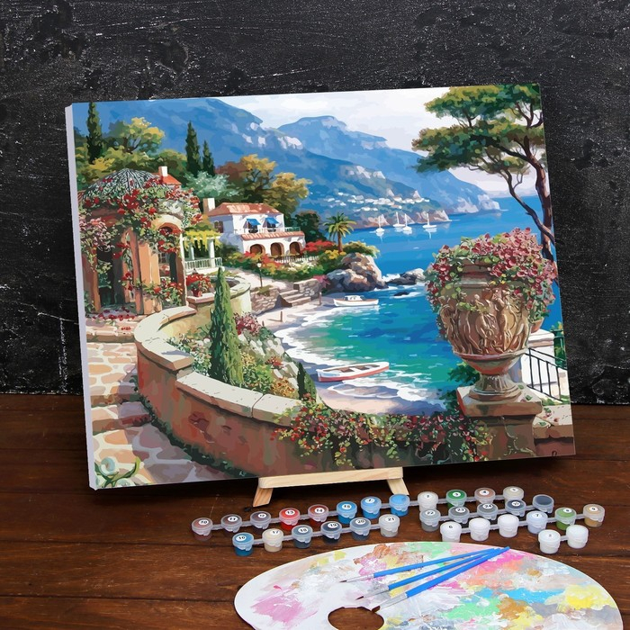 Картина по номерам на холсте с подрамником «Набережная», 40 х 50 см Картина по номерам на холсте с подрамником «Набережная», 40 х 50 см