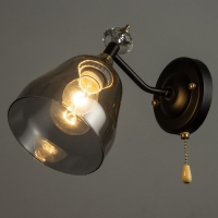 Бра "Клео" Е27 40Вт черный 27х13х21см Бра "Клео" Е27 40Вт черный 27х13х21см