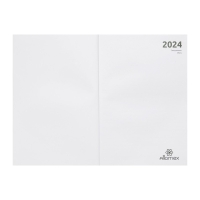 Ежедневник датированный 2024 года, А5, 176 листов, Attomex.Arkona, обложка бумвинил, ляссе, блок 70 г/м2, синий Ежедневник датированный 2024 года, А5, 176 листов, Attomex.Arkona, обложка бумвинил, ляссе, блок 70 г/м2, синий