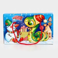 Новогодний подарочный набор "Змеята" с игрой и анимацией, детский, 1000 г