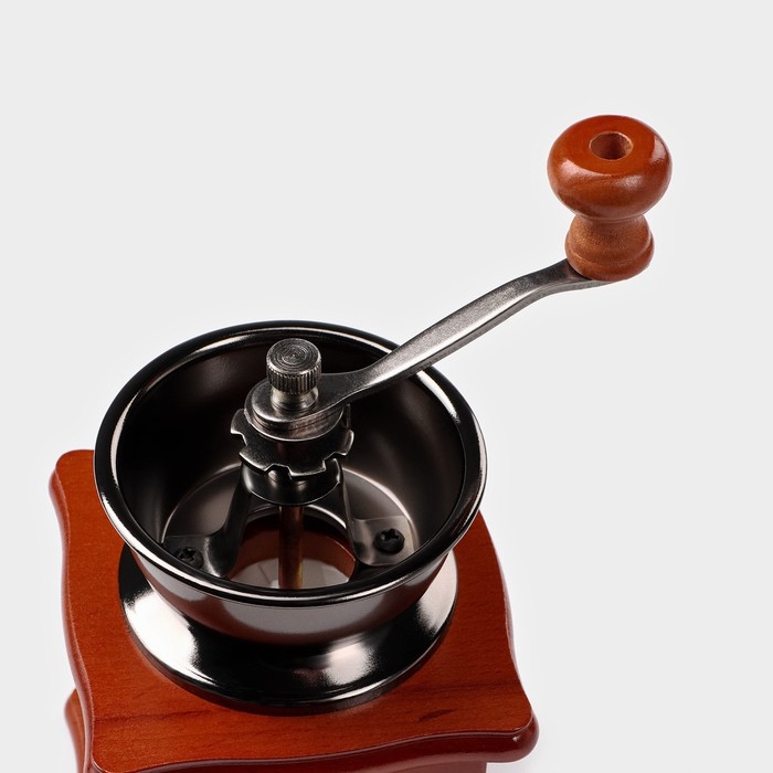 Кофемолка ручная &laquo;Светлое дерево&raquo;, 9,5&times;16 см