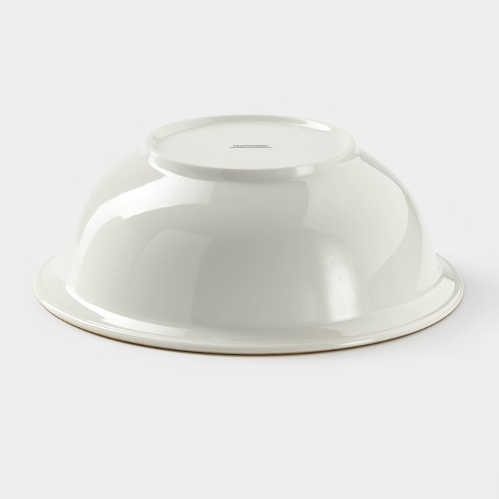 Салатник керамический &laquo;Крафт&raquo;, 1,4 л, 23&times;8 см, цвет темно-зелёный