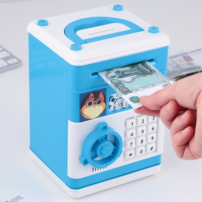 Копилка сейф &laquo;Мелочь, а приятно&raquo;, 19.5 х 13.2 см