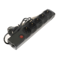 Сетевой фильтр Luazon Lighting, 5 розеток, 1,5 м, 2200 Вт, 3х0.75 мм2, 10 A, 220 В, c предохранителем, черный Сетевой фильтр Luazon Lighting, 5 розеток, 1,5 м, 2200 Вт, 3х0.75 мм2, 10 A, 220 В, c предохранителем, черный