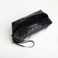 Косметичка на молнии, цвет чёрный Косметичка на молнии, цвет чёрный