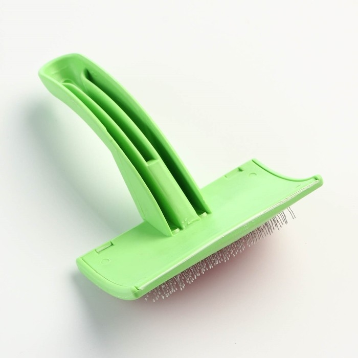 Пуходерка с каплями, эргономичная ручка, 10 х 15 см, зелёная Пуходерка с каплями, эргономичная ручка, 10 х 15 см, зелёная