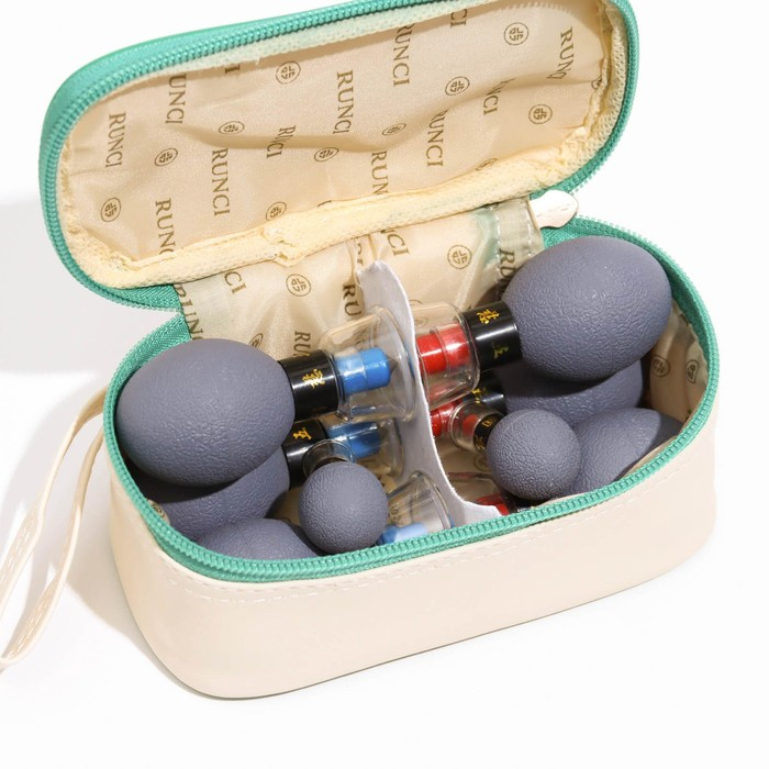 Магнитные банки акупункционного действия, для вакуумного массажа, набор 8 шт. Магнитные банки акупункционного действия, для вакуумного массажа, набор 8 шт.