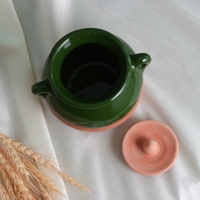 Горшочек для запекания керамический Горшочек для запекания керамический "Дизи", 1 л, 1 сорт, Иран