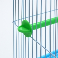 Клетка для птиц укомплектованная Bd-1/4f, 30 х 23 х 39 см, голубая (фасовка 12 шт) Клетка для птиц укомплектованная Bd-1/4f, 30 х 23 х 39 см, голубая (фасовка 12 шт)