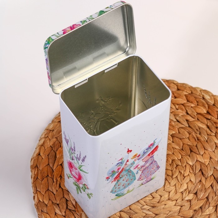 Банка с крышкой для сыпучих продуктов &laquo;Прованс Весна&raquo;, 2,7 л, h=21,5 см