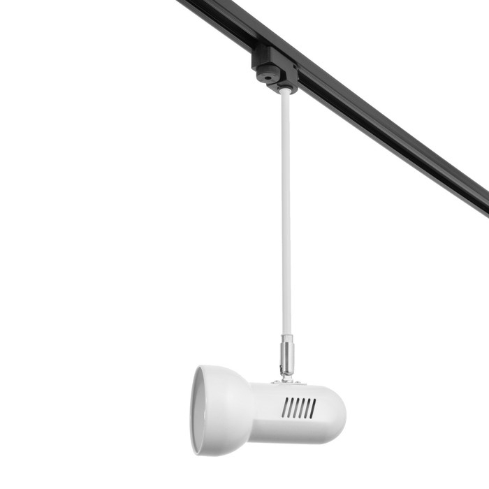 Светильник трековый "Холли" Е27 40Вт белый 15х9х40см