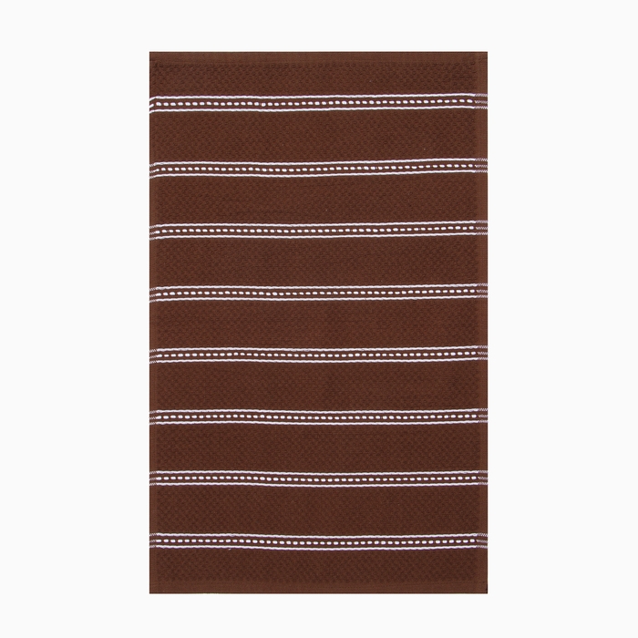 Полотенце Этель, цв. коричневый, 38х63 см, 100% хл, махра