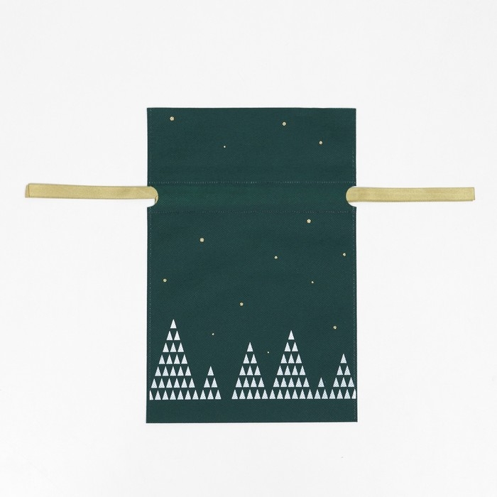 Новый год. Мешок подарочный Новый год. Мешок подарочный "Волшебный лес" зелёный, 20 x 30 см