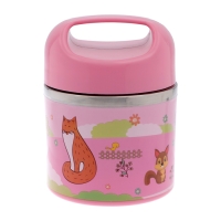 Ланч-бокс "В мире зверей", 630 мл, сохраняет тепло 3 ч, 11 х 15 см, розовый Ланч-бокс "В мире зверей", 630 мл, сохраняет тепло 3 ч, 11 х 15 см, розовый