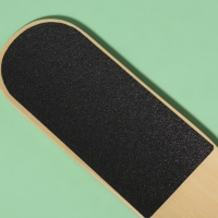 Пилка для ног &laquo;BAMBOO&raquo;, наждачная, двусторонняя, изогнутая, 25 см, бамбуковая