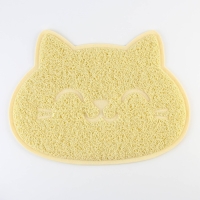 Коврик универсальный под миску и лоток &laquo;Мордочка&raquo;, 30х40 см, бежевый