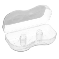 Накладки на грудь для кормления, силиконовые, набор 2 шт., в контейнере, M&B